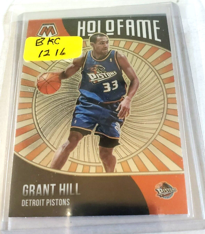 2020 Mosaic Grant Hill #16 HOLO Fame Detroit Pistons BKC#1216 - Image 3 of 3