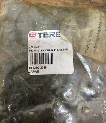 TEREX 476144 ROLLER CHAIN #80 41 LINKS EXT LIFE (R/B 621038PTU)