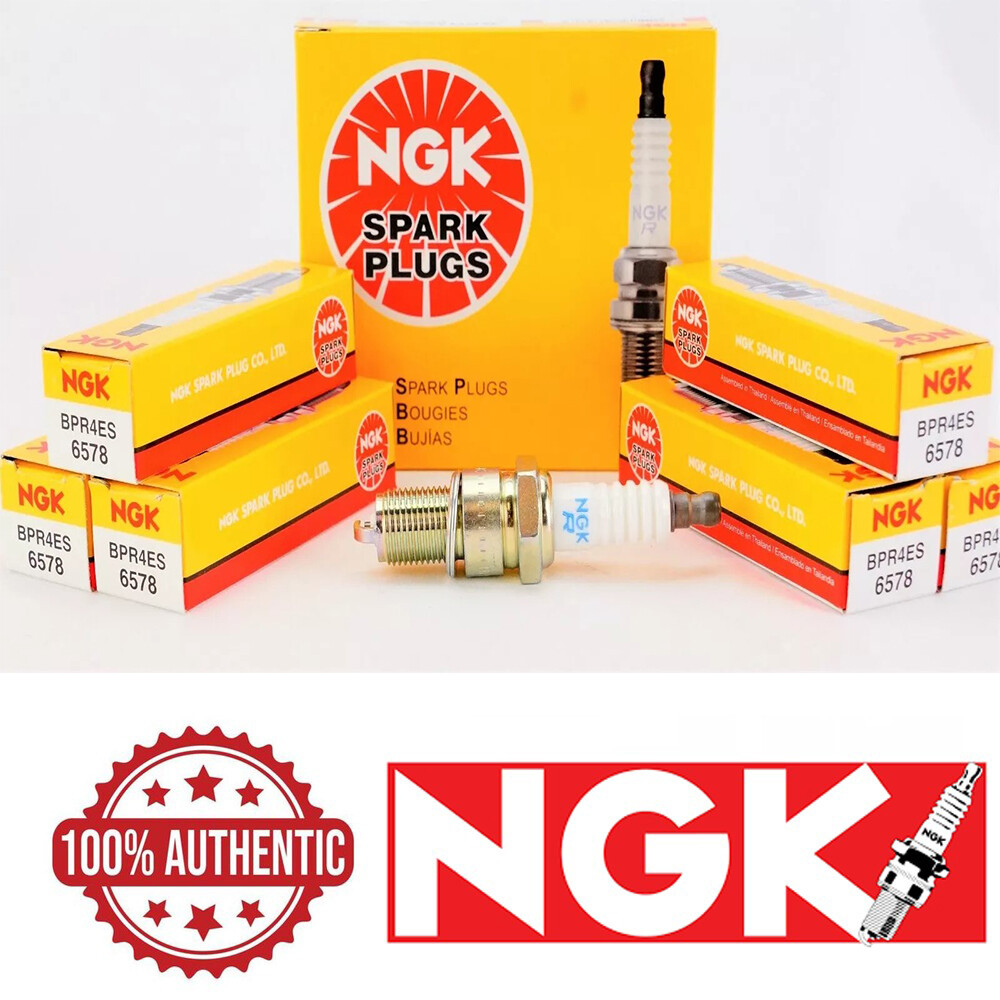 NGK Standard Plug Spark Plugs 6578 BPR4ES SOLID SET OF 6