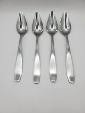 Vintage Knobler Grapefruit 6 1/4” Stainless Japan Made Spoons