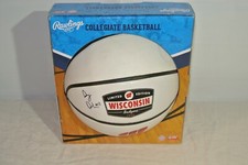 Rawlings Wisconsin Badgers Limited edition Basketball with Duje Dukan autograph 
