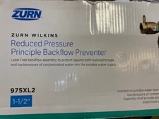 Wilkins Zurn 975XL2 1 ½” Reduced Pressure Zone Backflow Preventer 112-975XL2 NEW