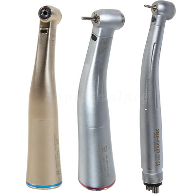 Dental LED E-generator High Speed /1:1 1:5 Fiber Optic Contra Angle Handpiece SA