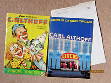 2 Programmhefte : Circus C. Althoff 1970 bis 1971 - "CIRCUS CIRCUS CIRCUS" 1975
