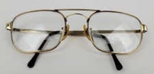 Vintage US Optical 12k 1/20 Gold Filled Frames Aviator Eyeglasses 5 1/4 VG