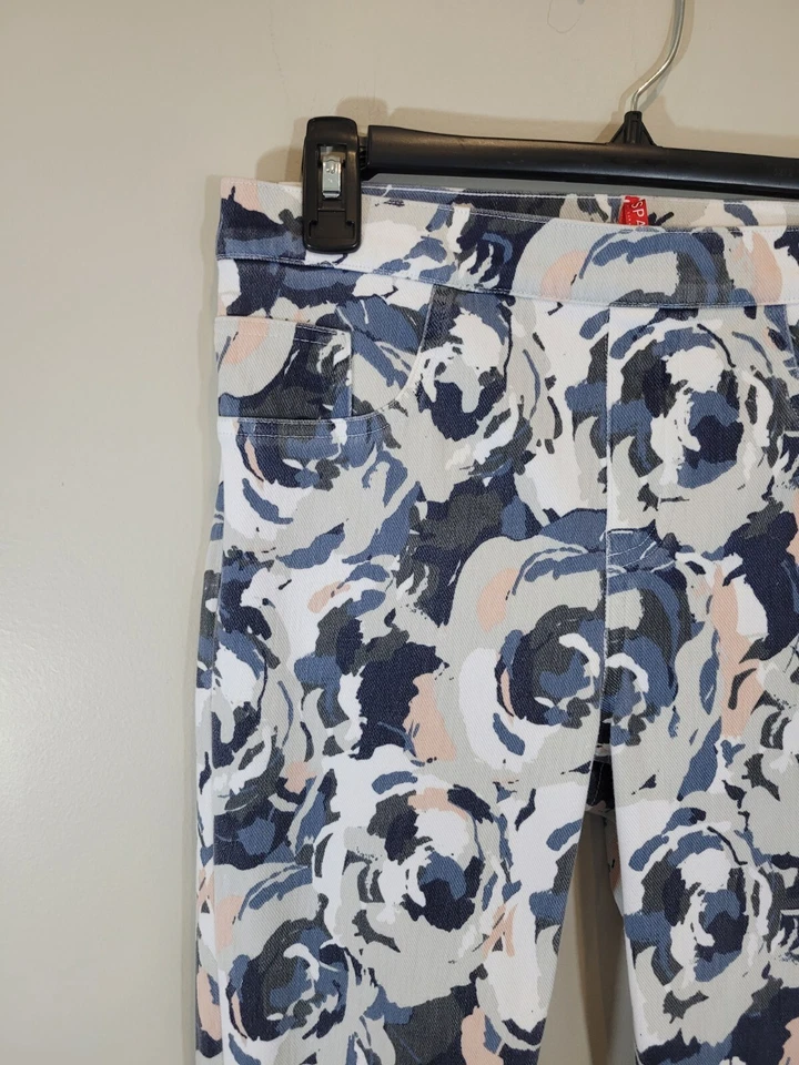 Leggings al tobillo Spanx By Sarah Blakely Jeanish florales multicolores para mujer medianos Foto 4 de 4