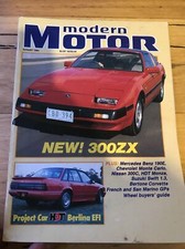 Motor Car magazine AUG 1984 300ZX BERLINA 190E 300C HDT MONZA SWIFT BERTONE