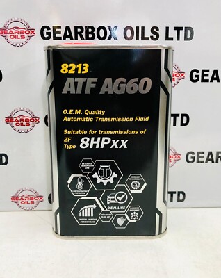 BMW LANDROVER JAGUAR AUDI ZF 8 SPEED AUTOMATIC GEARBOX OIL ATF MANNOL AG60 