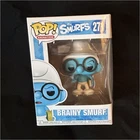 Funko Pop! Vinyl The Smurfs Brainy Smurf #271 Animation Figure 2017