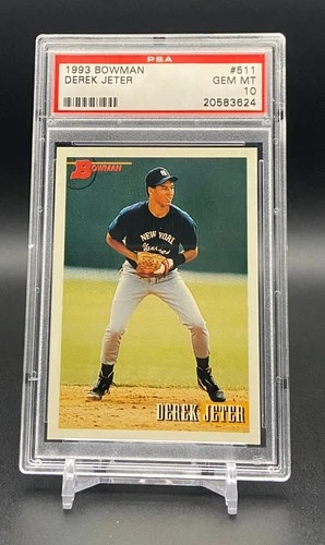 DEREK JETER - 1993 Bowman ROOKIE RC #511 Yankees - PSA 10 Gem Mint