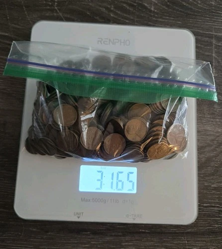 3 lbs of copper Wheat pennies.  Lot of Wheat Pennies