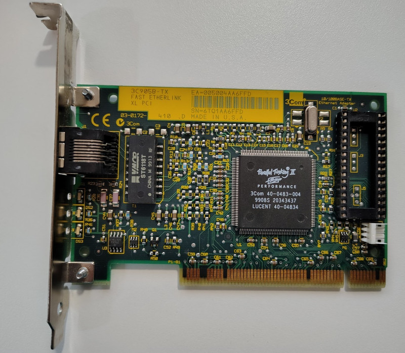 3Com 3C905B‑TX Fast EtherLink XL PCI