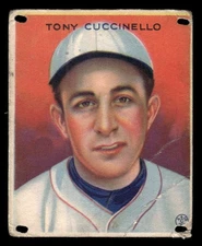 1933 Goudey Baseball #99 Tony Cuccinello PR *e1
