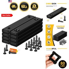 Strong Neodymium Rectangular 80LBS Magnets,8Pack 2.36" x 0.53" x 0.20" Pullin...