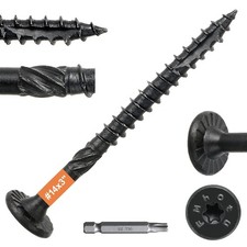 108 PCS 14 x 3 Inch Wood Structural Lag Screws Star Drive Decking Timber