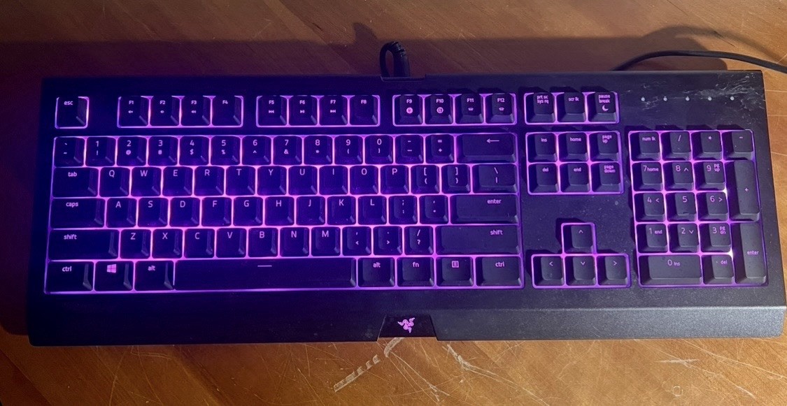 Razor Cynosa Chroma Gaming Keyboard With Color Changing