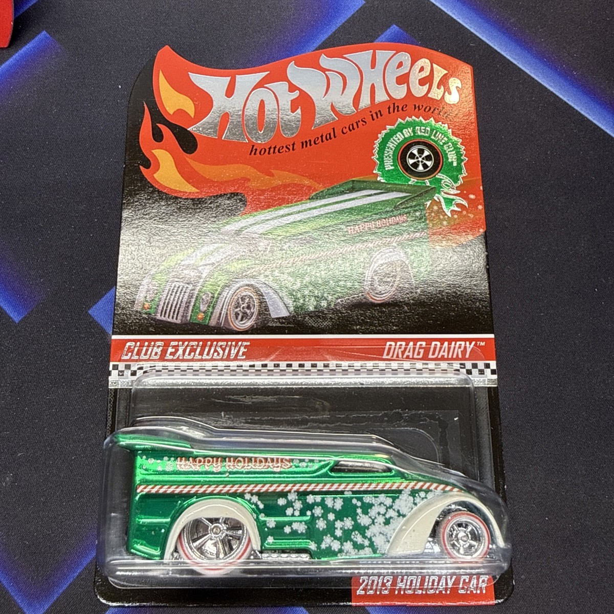 Drag Dairy 2013 Hot Wheels Holiday RLC #3471/4000 Redline Club