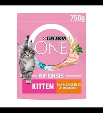 Purina One Kitten Chicken & Rice Bifensis Cat Food 750g Pack of 1 Free Delivery 13.21 per kilo