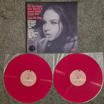 Lana Del Rey Did You Know That There's A Tunnel... LP DARK PINK Exclusive NM-NM
