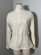 Fabletics Trinity Performance Jacket White Zip up athletic