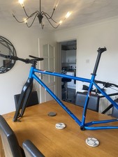 Genesis High Latitude Steel Bike Frame, Carbon Forks & Extras. For 29” Wheels