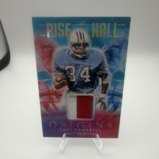 2025 Panini Origins Rise to the Hall Turquoise Earl Campbell #RTH-8 Oilers /99