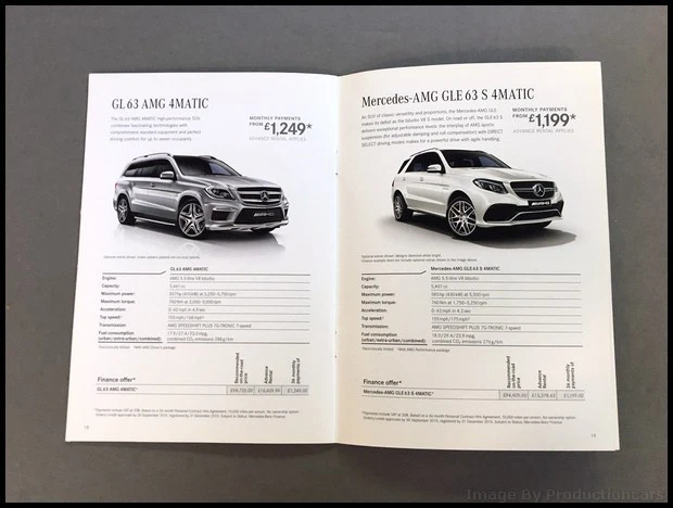 2015 Mercedes Benz AMG Sales Brochure Catalog C43 C63 E63 CLS ML63 S63 SL63 - Imagem 4 de 4