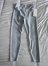 New Lululemon Wunder Under Size 8 Senseknit HR Tight 25" Starch Blue Compression