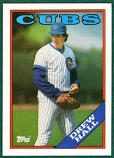 Drew Hall - 1988 Topps #262 - Chicago Cubs Baseball Card