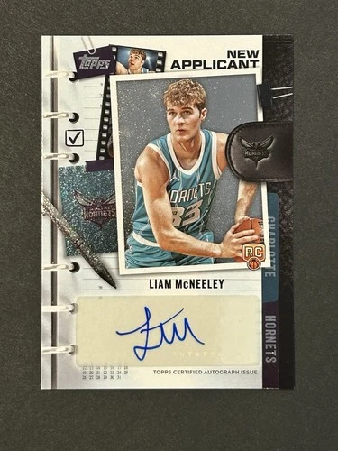 2025-26 Topps - New Applicants Autographs Liam McNeeley #NA-LM (AU, RC)