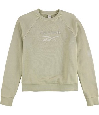 Reebok Womens Classic Natural Dye Crew Sweatshirt, stucco, S