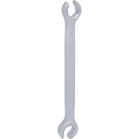 KS Tools 517.0260-E Offener Doppel-RingschlüSsel, Abgewinkelt, 14X15Mm, Auf HäNg
