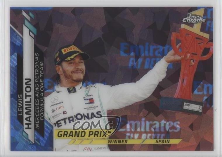 2020 Topps Chrome Sapphire Edition Formula 1 Lewis Hamilton #137 Rookie RC