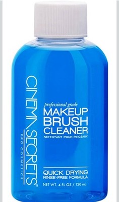 Cinema Secrets Original Blue Vanilla Makeup Brush Cleaner Solution 4oz