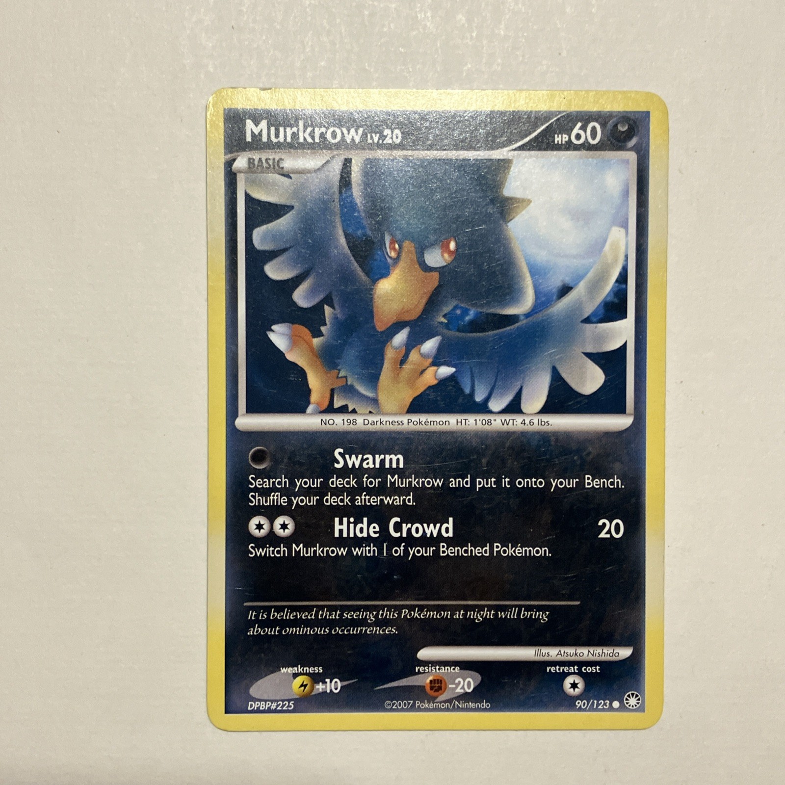 Pokemon Murkrow (90/124) Mysterious Treasures LP
