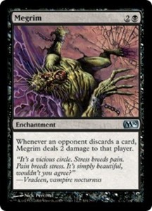 Megrim #104 Magic 2010 (M10) MTG Uncommon Enchantment