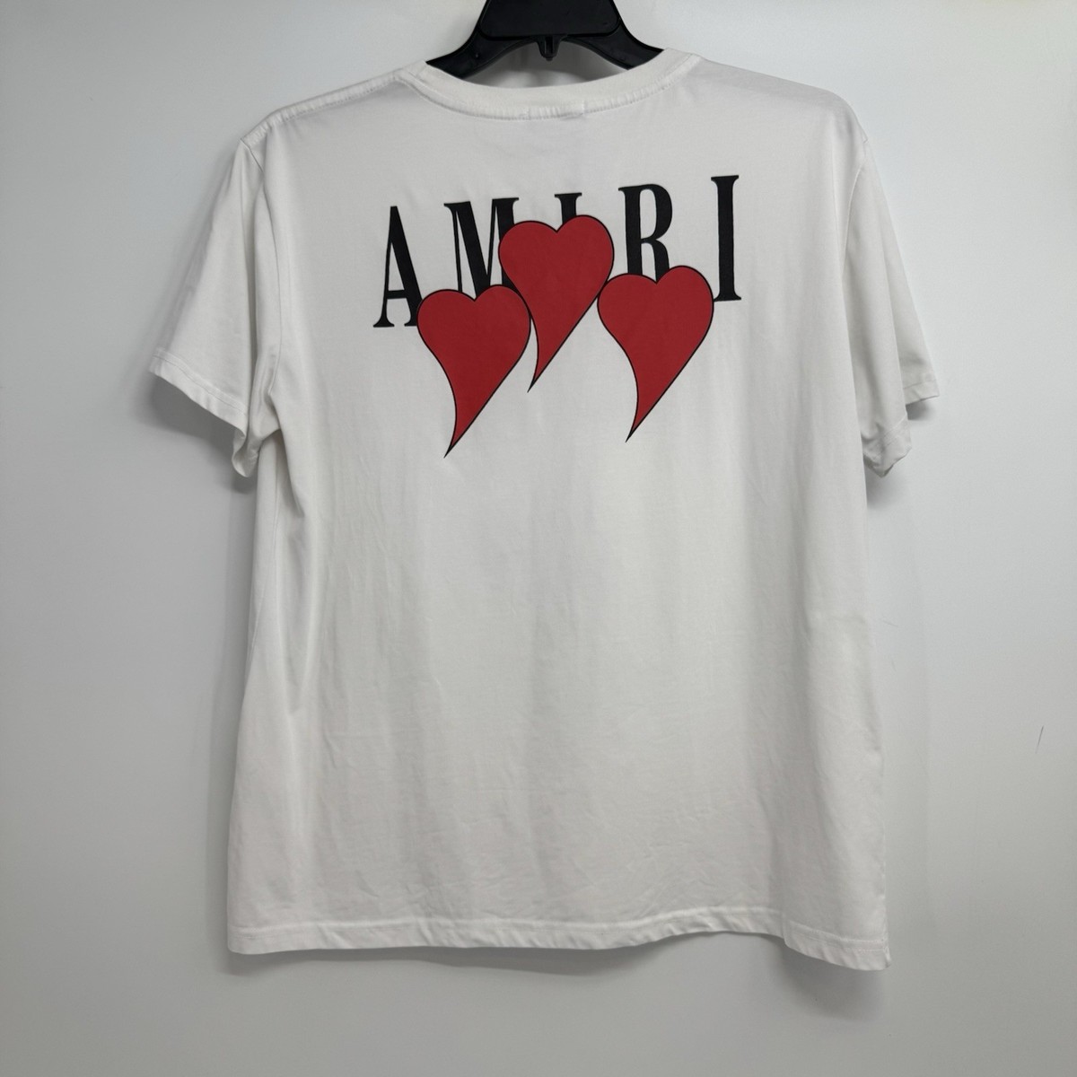 AMIRI White 3 Heart T Shirt Size 2XL White | eBay