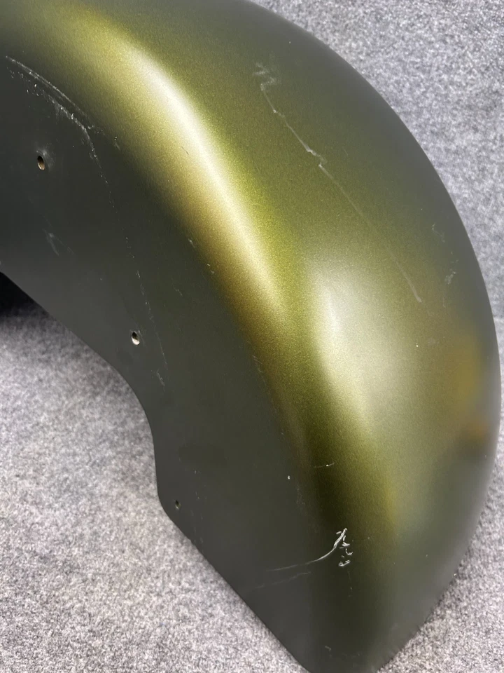 OEM HARLEY-DAVIDSON 2014-23 Tri-Glide Trike LH Rear Fender MINERAL GREEN DENIM - Image 4 of 4