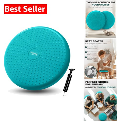 #ad Wobble Cushion for Kids with Pump – Enhances Focus amp; Balance 13.4” Turquoise $47.47