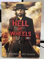 Hell on Wheels:The Complete First Season DVD,2012 Mint,Slipcover,AMC,Anson Mount