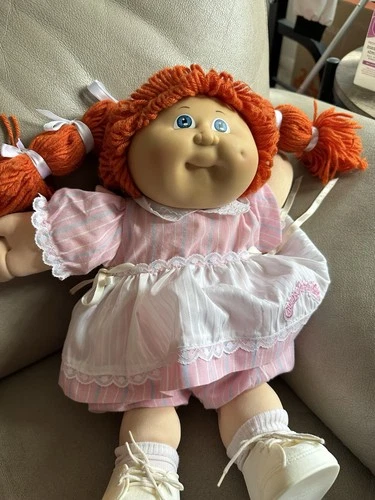 Cabbage Patch Kids 1978-1982 Taiwan Red Hair Blue Eyes Dimple Mold 3