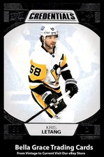 2022-23 Upper Deck Credentials Kris Letang #64 Pittsburgh Penguins NHL Hockey