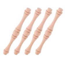 4 PCS Decorative Spindle Replacement Deck Balusters Chair Repair Spindles