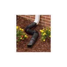 Amerimax Flex-A-Spout 4 cali. H X 4 cale. Szer. X 25,5 cala. L Winylowe przedłużenie downspout