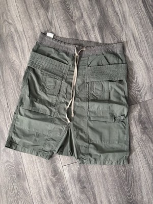 Rick Owens drkshdw Military olive green Creatch Shorts | eBay