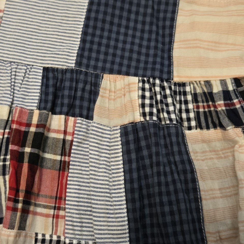 FAIR HOPE Patchwork Full Length Flowy Dress with … - image 8