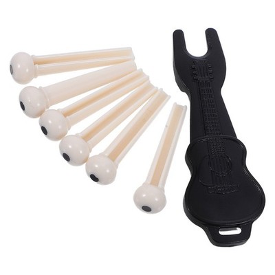  10 Sets Gitarre Zubehör Bridge Pins Gitarren-Reparaturteile Guitar Pegs