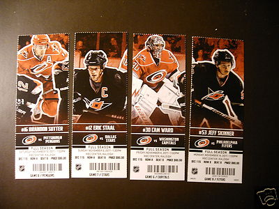 Carolina Hurricanes 2011-12 NHL ticket stubs - One ticket | eBay