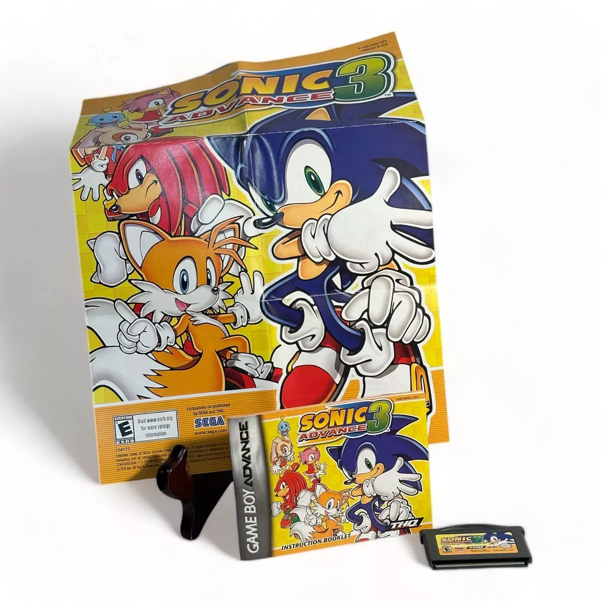 Game Boy Advance Sonic Advance 3 Box 