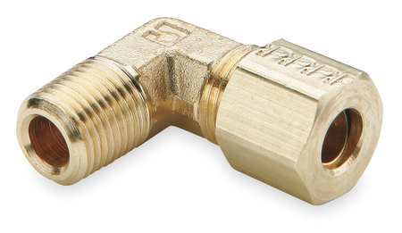 PARKER 169C-4-6 Gomito, 90, Ottone, CompxM, 1/4Inx3/8In,PK10 1VDG8 - Foto 2 di 2